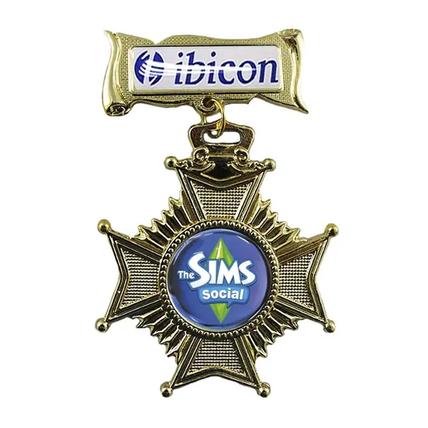Medalla de premiación con Gancho Lujo
