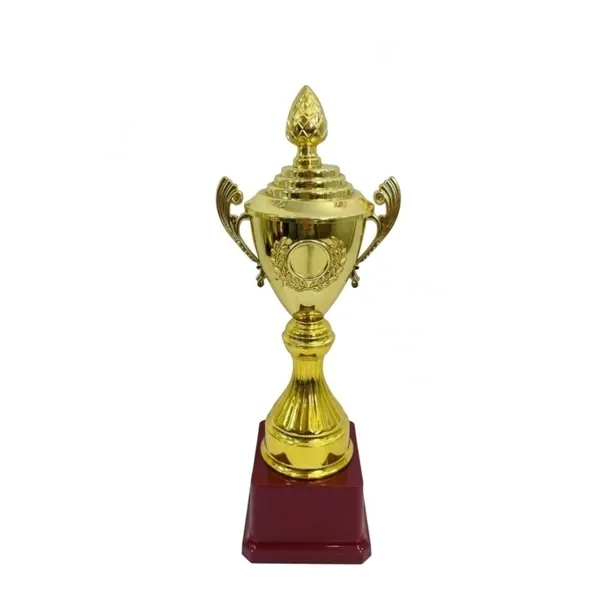 Trofeo antorcha cuerpo dorado 29cm