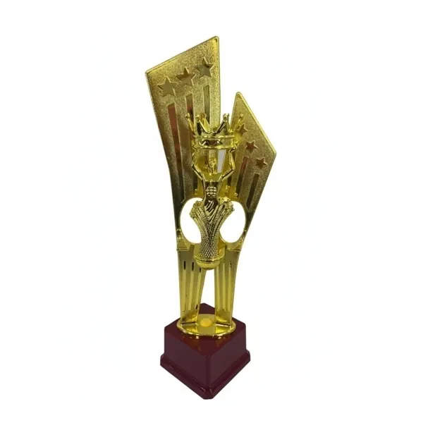 Trofeo diosa ABS cuerpo dorado