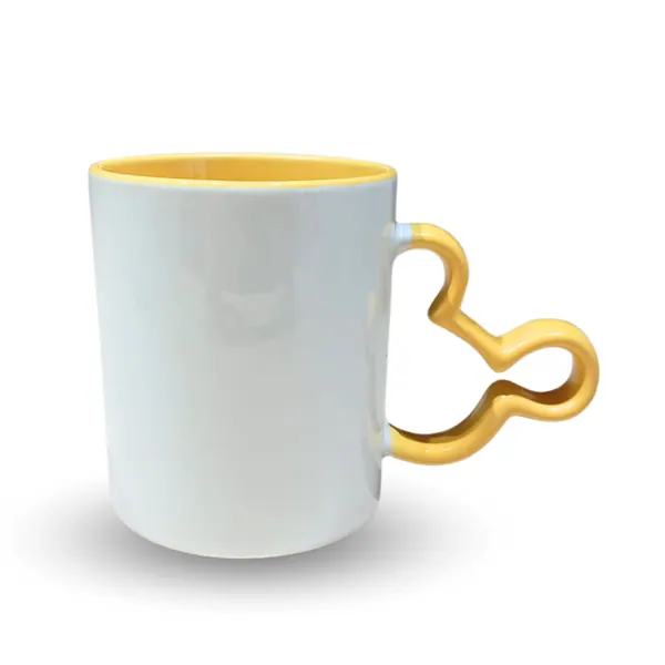 MUG MICKEY COLOR INTERNO AMARILLO 11 OZ