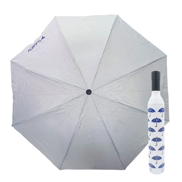 Sombrilla Botella Sublimable blanca