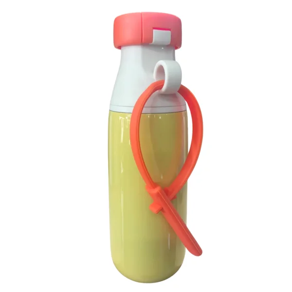 Termo Correa Amarillo Tapa Naranja personalizado