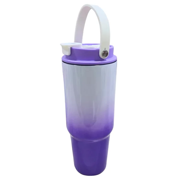Termo Cantimplora Bicolor Blanco Lila Sy-300zb4-1