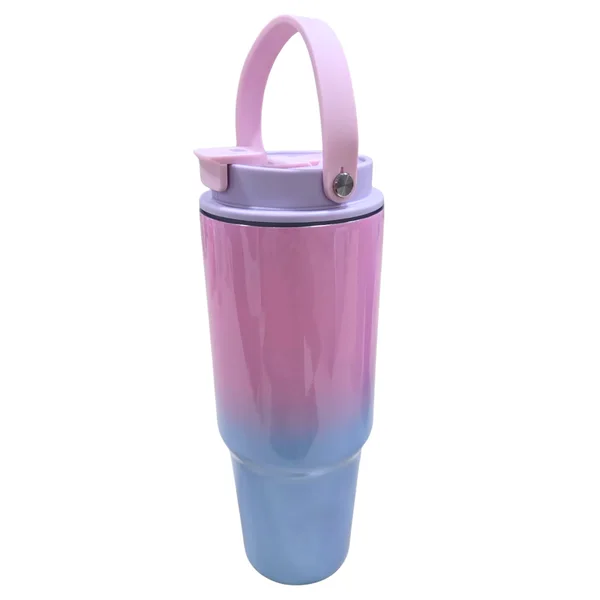 Termo Cantimplora Bicolor Rosa Azul Sy-300zb4-3