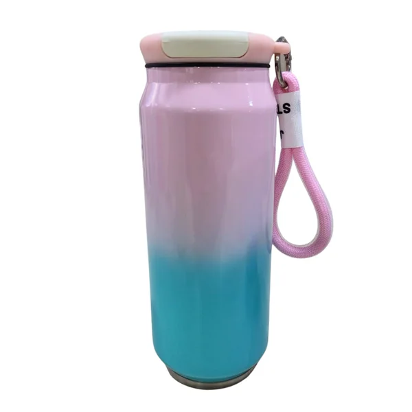 Termo Lata 600ml Bicolor Rosa Azul Sy-zy-500kgb3