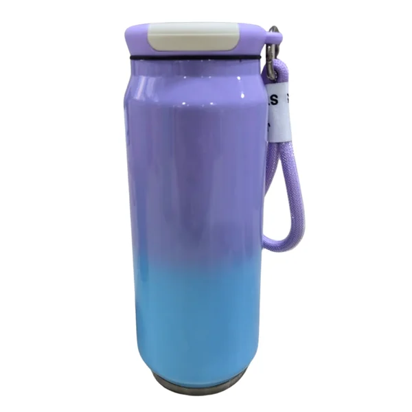 Termo Lata 600ml Bicolor Lila Azul Sy-zy-500kgb1