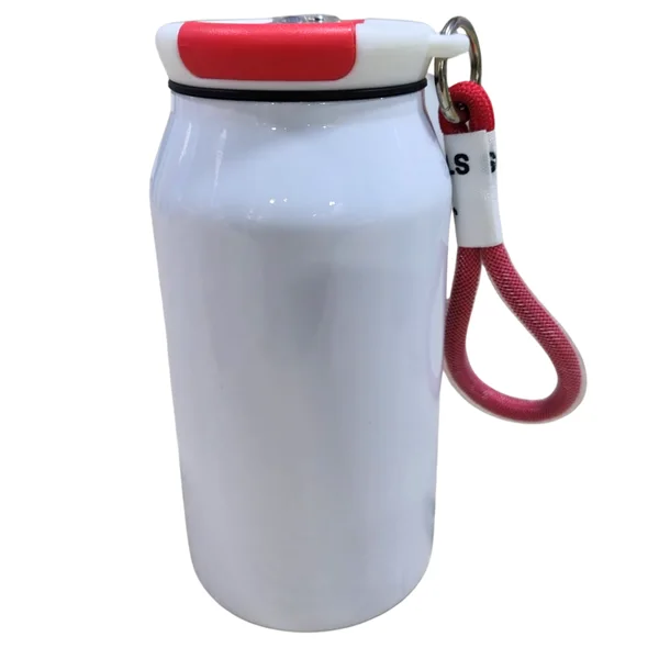 Termo Lata 500ml Blanco Con Cordon Sy-zy-5001-1