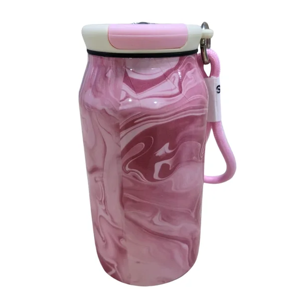 Termo Lata 500ml Marmolizado Rosado Sy-sbf1-6a personalizado