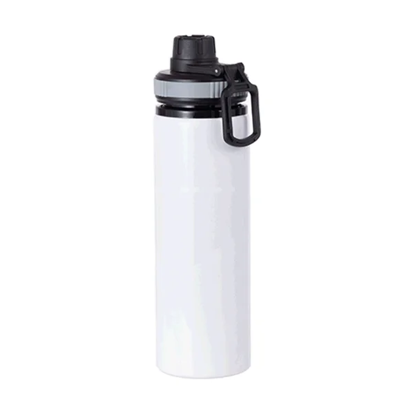 Caramañola Tapa Rosca 600ml Gris personalizado