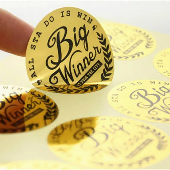 Stickers dorados
